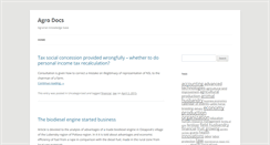 Desktop Screenshot of agrodocs.com